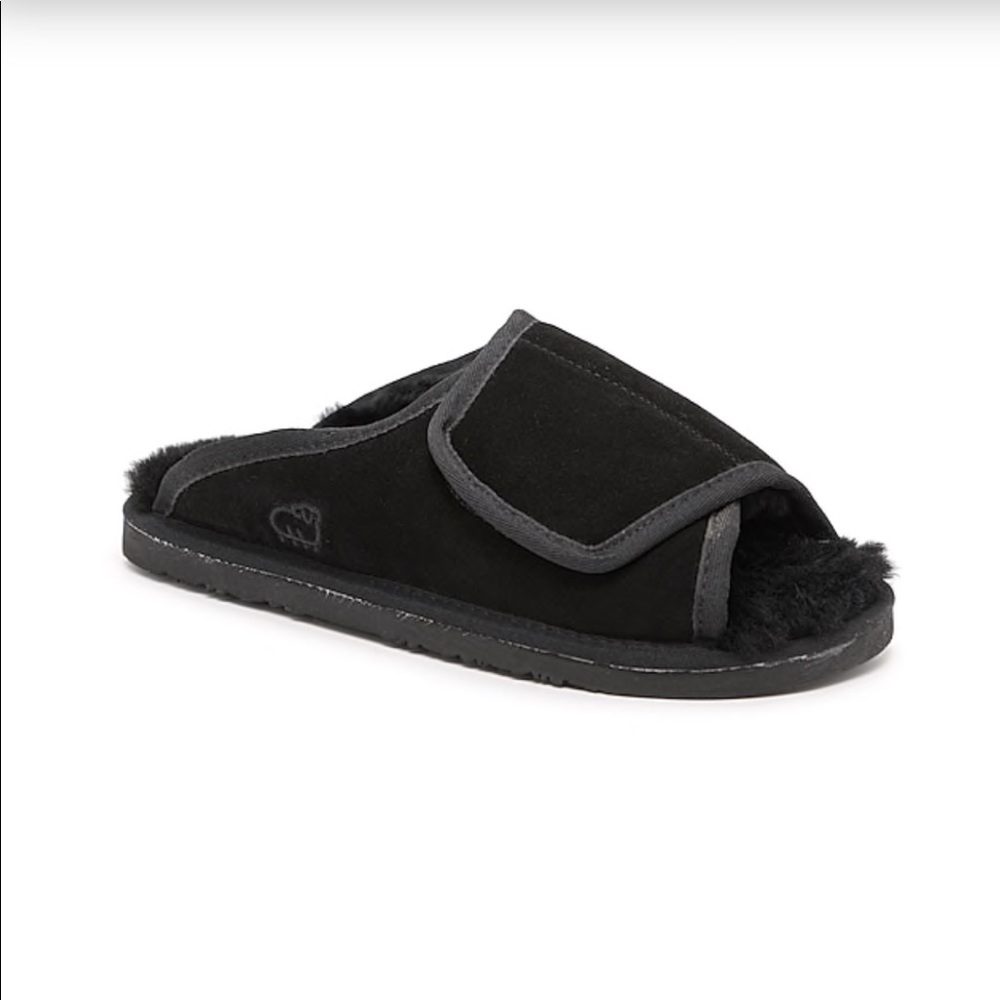 Men’s Black Lamo Slippers